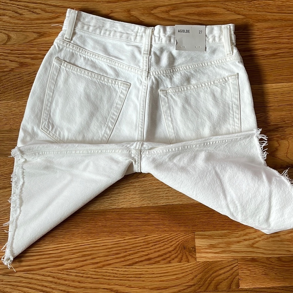 AGolde 90’s Pinch Waist Short High Rise Straight Size 27 NWT - Picture 14 of 15